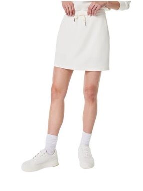 SPANX Cream Drawstring Skort